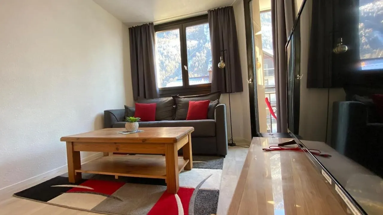 Apartment Chamois De Chamonix, Confortable 2 Pieces, Balcon, Parking Gratuit